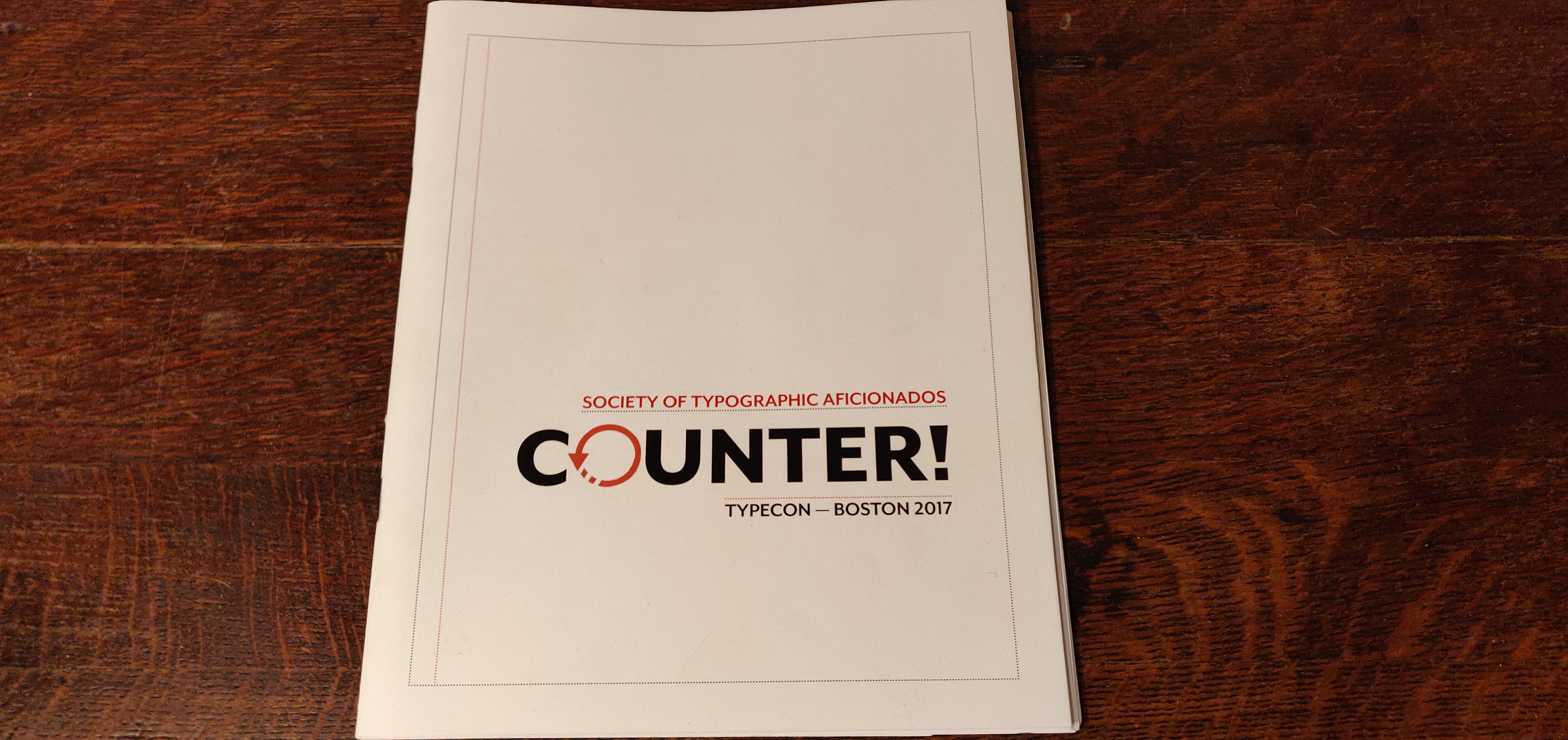 photo of the printed cover
