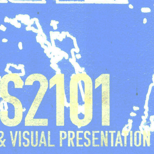 cropped image of printed poster