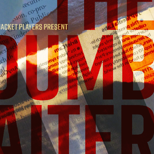 cropped image of the Dumb Waiter postcard design